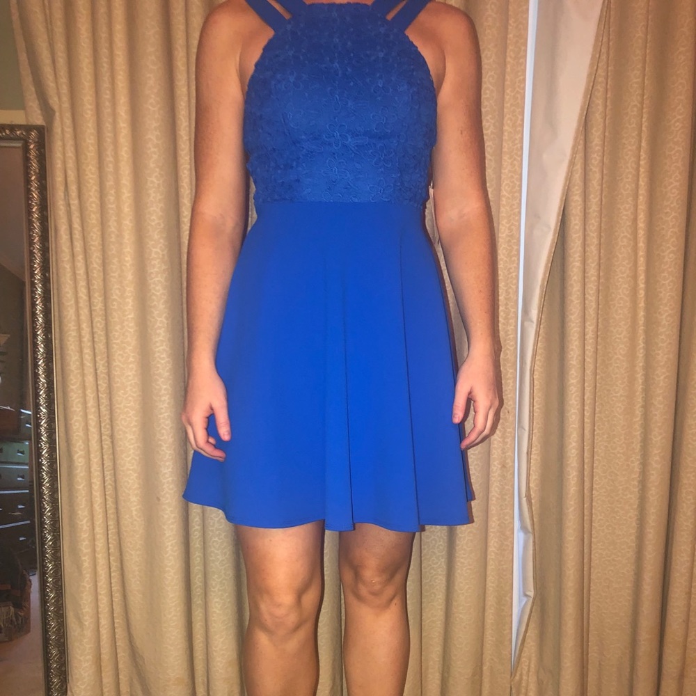 Cobalt Blue Cocktail Dress NWT